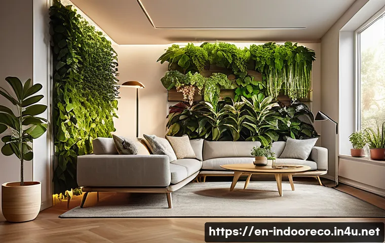 스마트 조명 시스템과 식물 관련 이미지 1