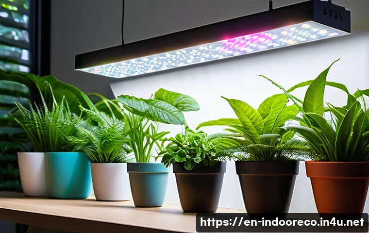스마트 조명 시스템과 식물 관련 이미지 2